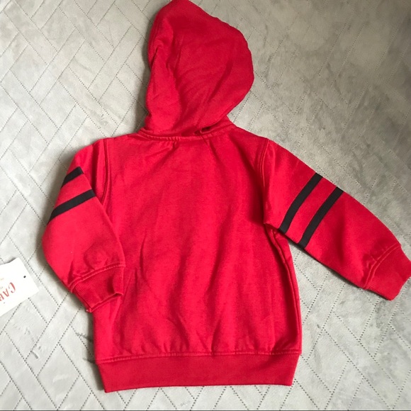 NWT Carter’s boys Red Hoodie Sz 3T - Picture 2 of 3